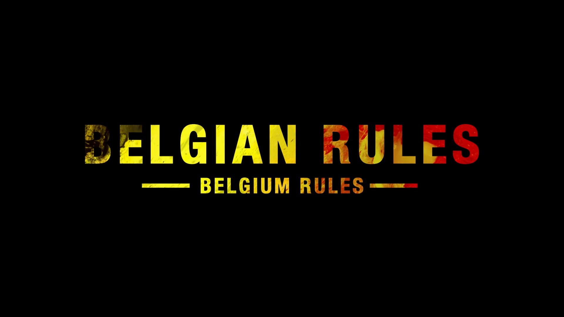 621 - BELGIAN RULES / BELGIUM RULES Part 1